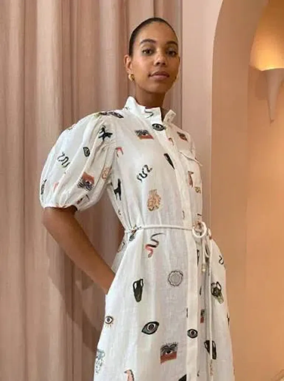 Alemais Hera Midi Dress Size 10 for rent on The Volte - main image