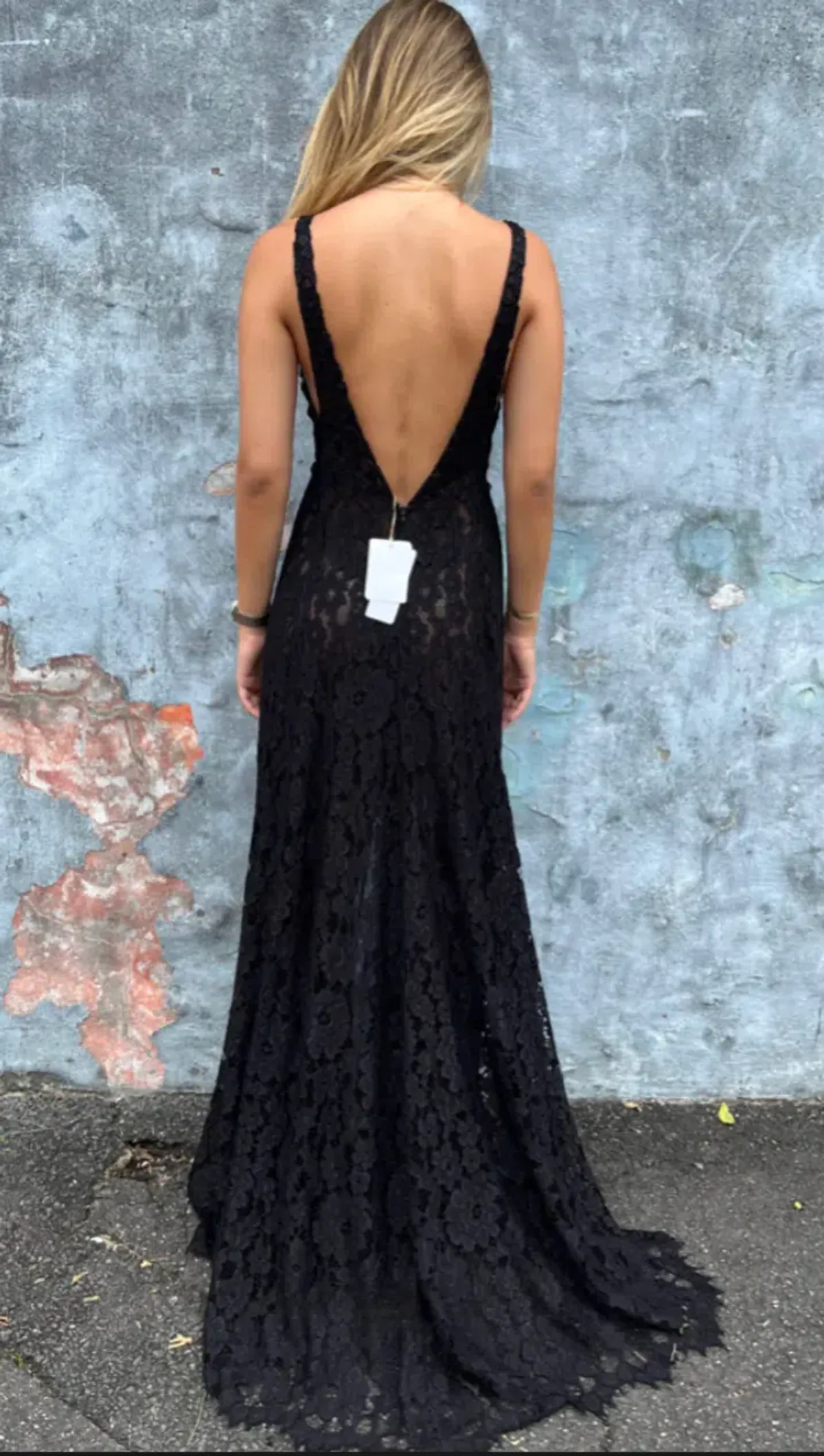 Scanlan Theodore | Black Lace Gown - Image 5