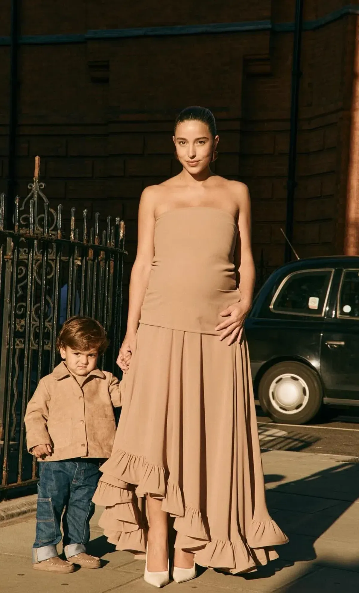 H&M | Nude Bandeau Dress - Image 1