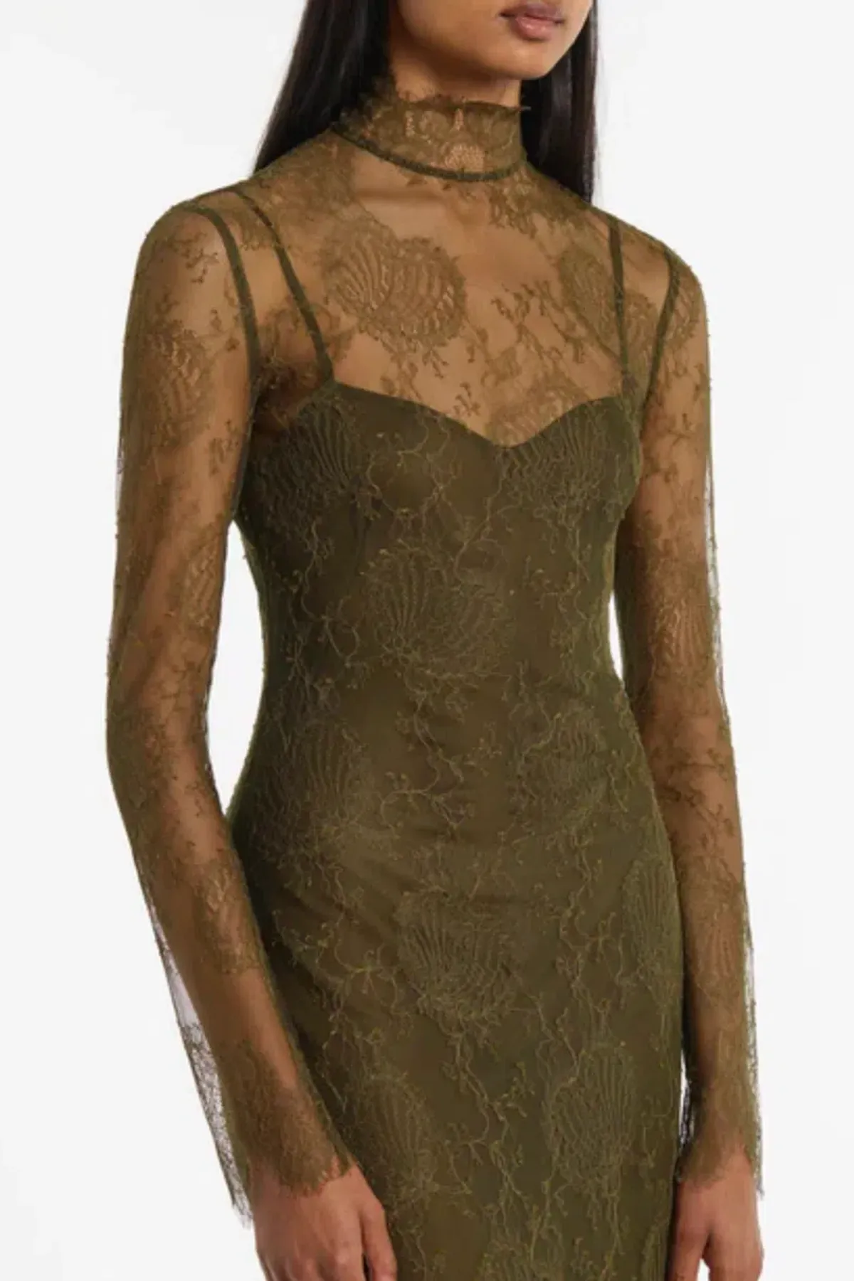 Carla Zampatti Juniper Lace Gown, size 6 - Image 3