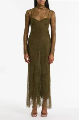Carla Zampatti Juniper Lace Gown, size 6 for rent on The Volte - image 1