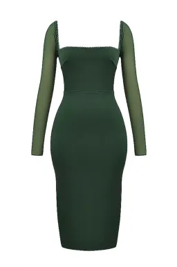 House of CB Ellica satin midi dress, size S for rent on The Volte - image 4