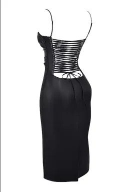 House of CB Jalena leather dress, size S for rent on The Volte - image 4