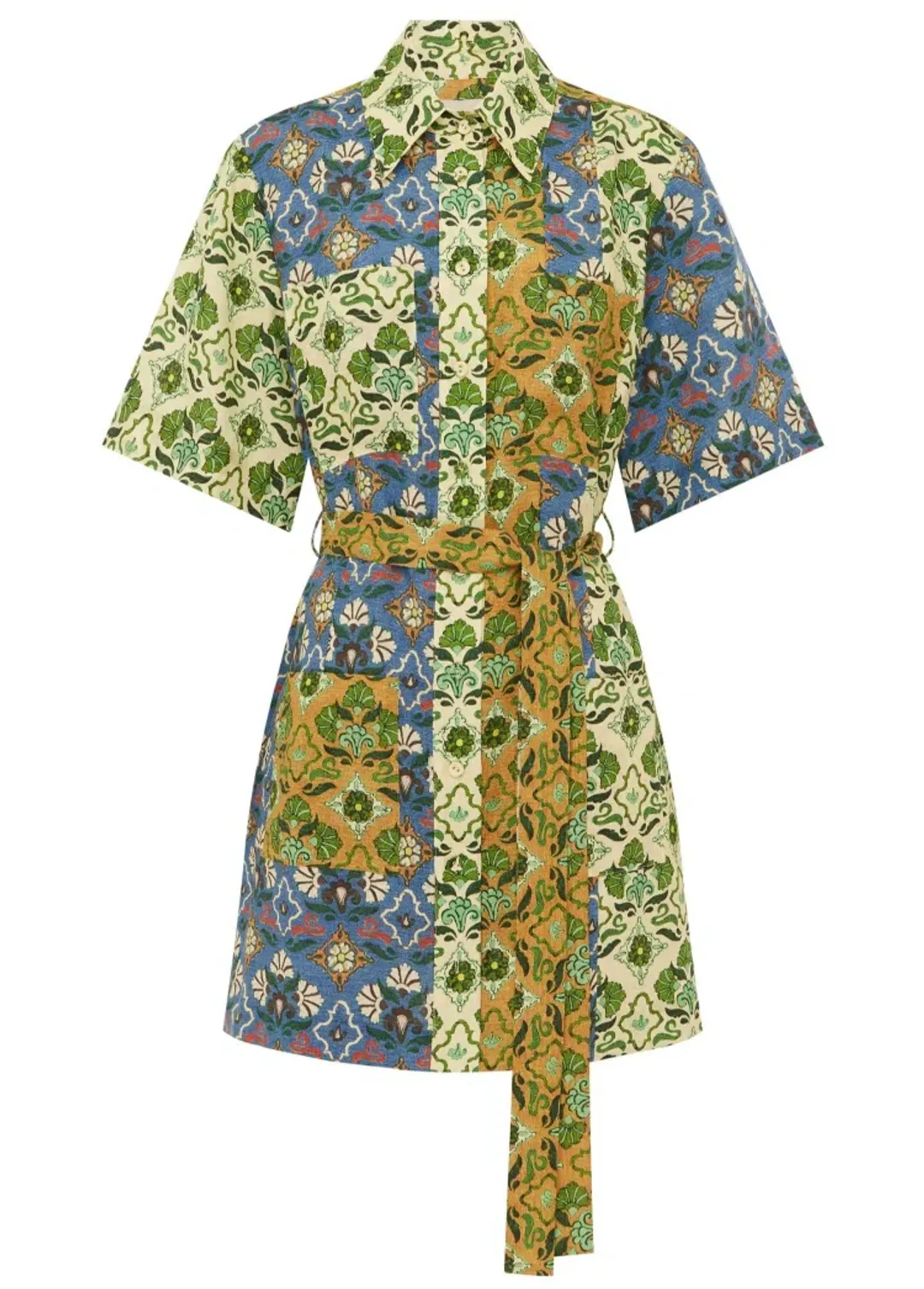 Alemais Ali Spliced Mini Dress Size 12 for rent on The Volte - main image