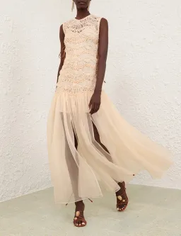 Zimmermann Illuminate Macramè Maxi Dress for rent on The Volte - image 3