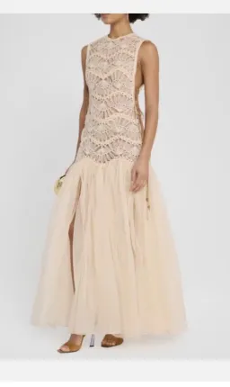 Zimmermann Illuminate Macramè Maxi Dress for rent on The Volte - image 1