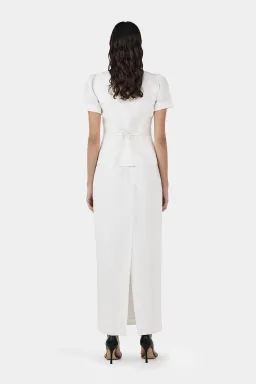 Hansen And Gretel Sellar Linen Top Ivory Size 8 for rent on The Volte - image 2
