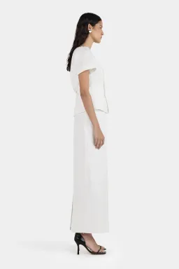 Hansen And Gretel Sellar Linen Top Ivory Size 8 for rent on The Volte - image 3