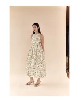 Elka Collective Mari Sleeveless Midi Dress in Citrus Print. Size 8 for rent on The Volte - image 1