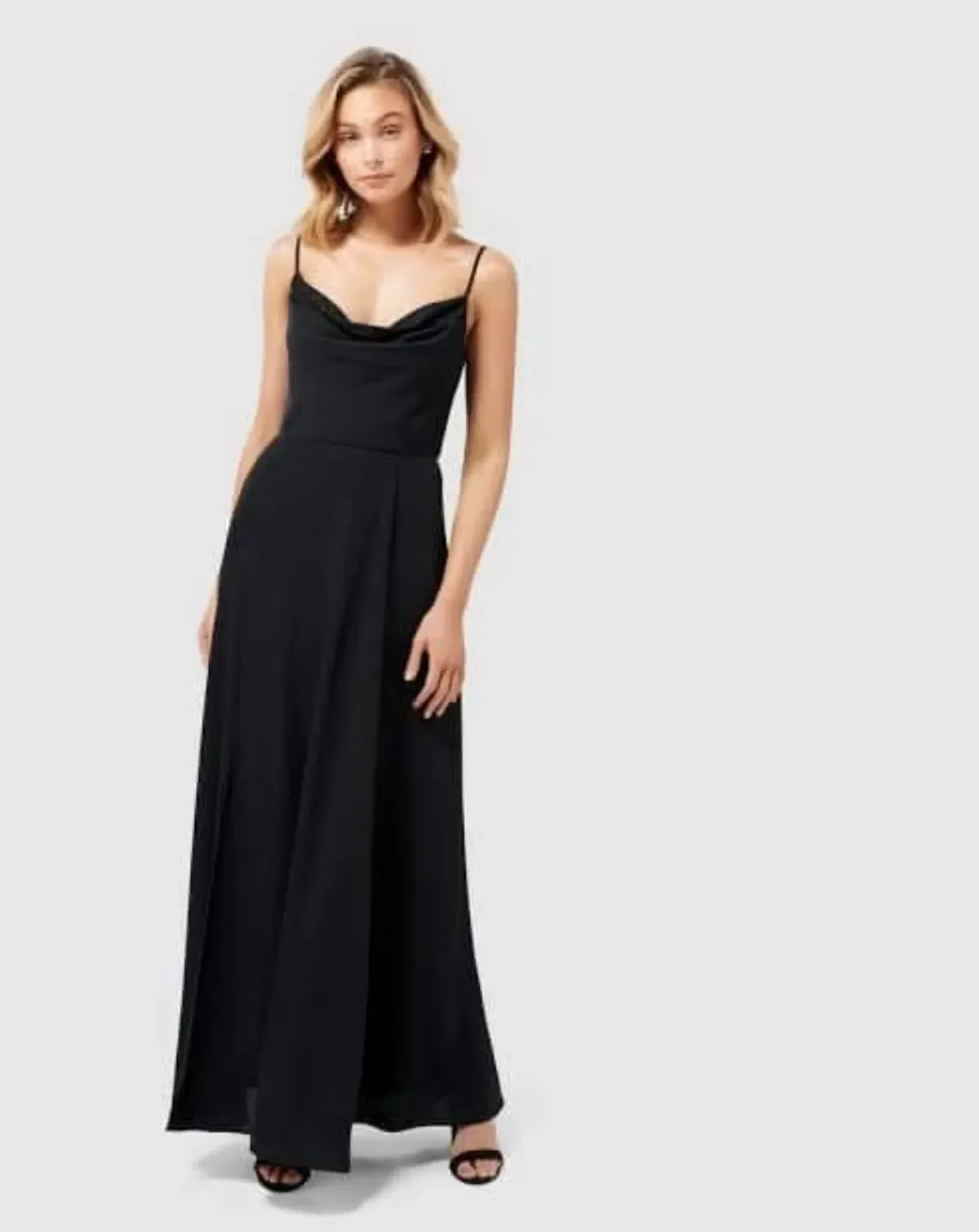 Crista Cowl Neck Maxi Dress for rent on The Volte - main image