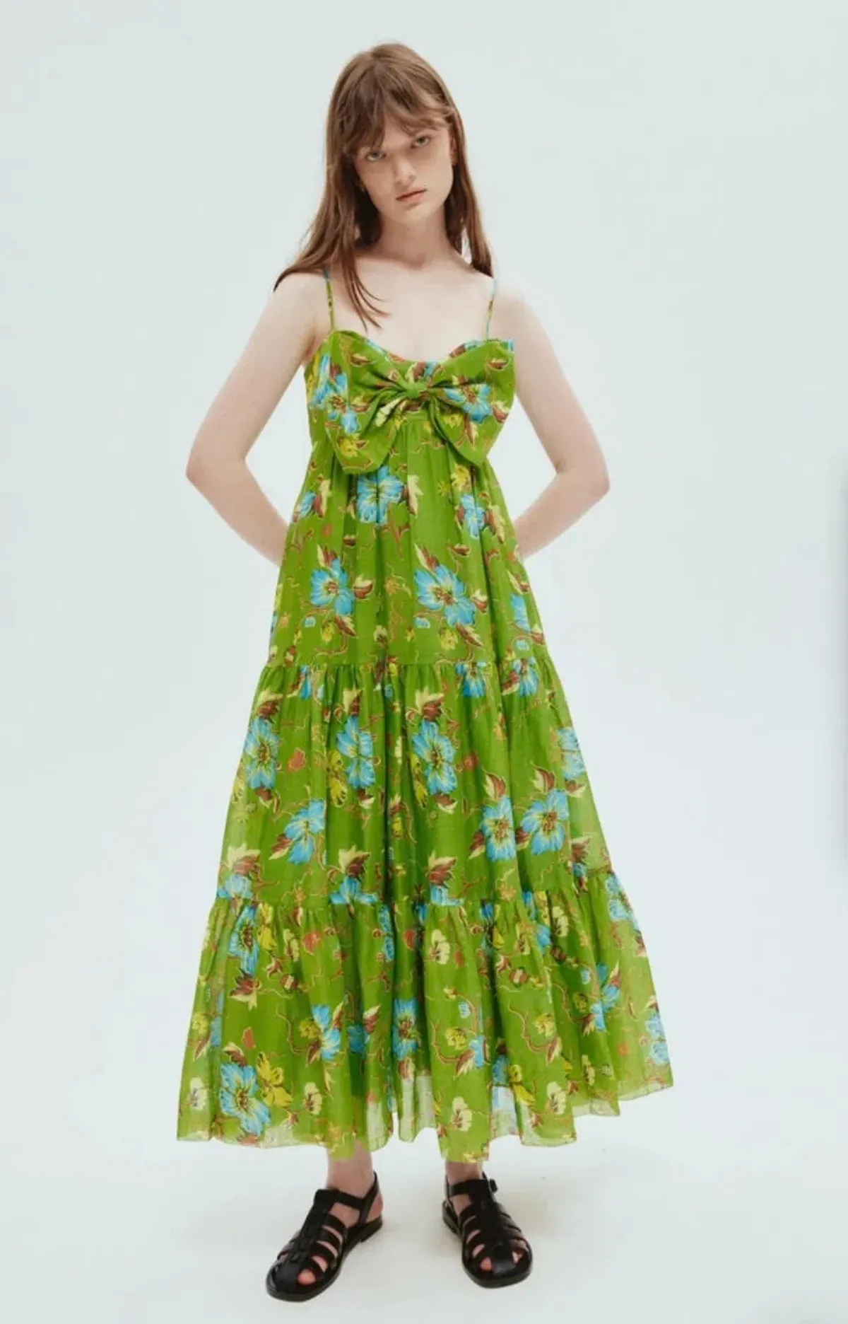 Alemais Hotel Lamu floral-print midi dress size 16 - Image 1
