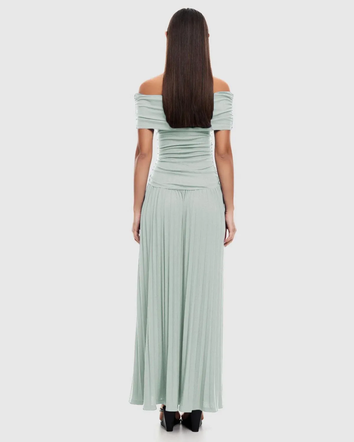 LIONESS Fields of dreams maxi dress Sage size M - Image 2
