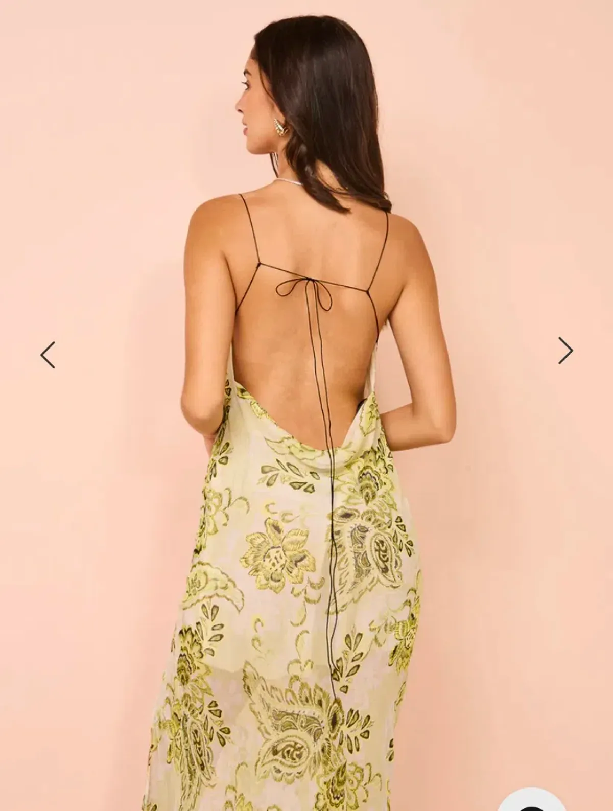 BEC & BRIDGE LYLOU MAXI DRESS LEMON PAISLEY SIZE 8 - Image 2