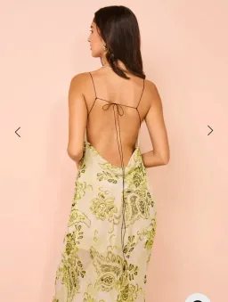 BEC & BRIDGE LYLOU MAXI DRESS LEMON PAISLEY SIZE 8 for rent on The Volte - image 2