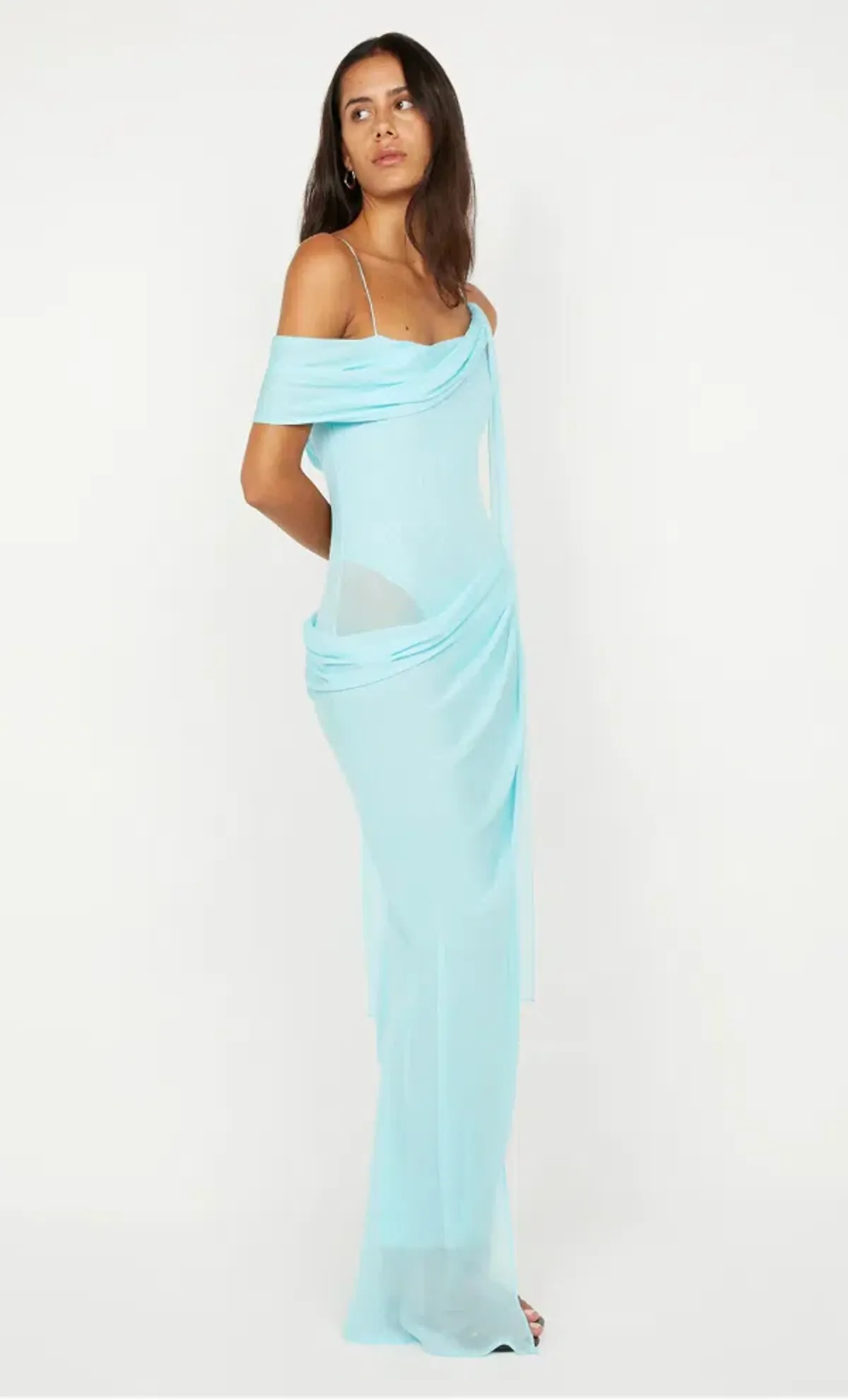 Bec & Bridge Danka Asym Turquoise Maxi Size S (AU 8) - Image 2