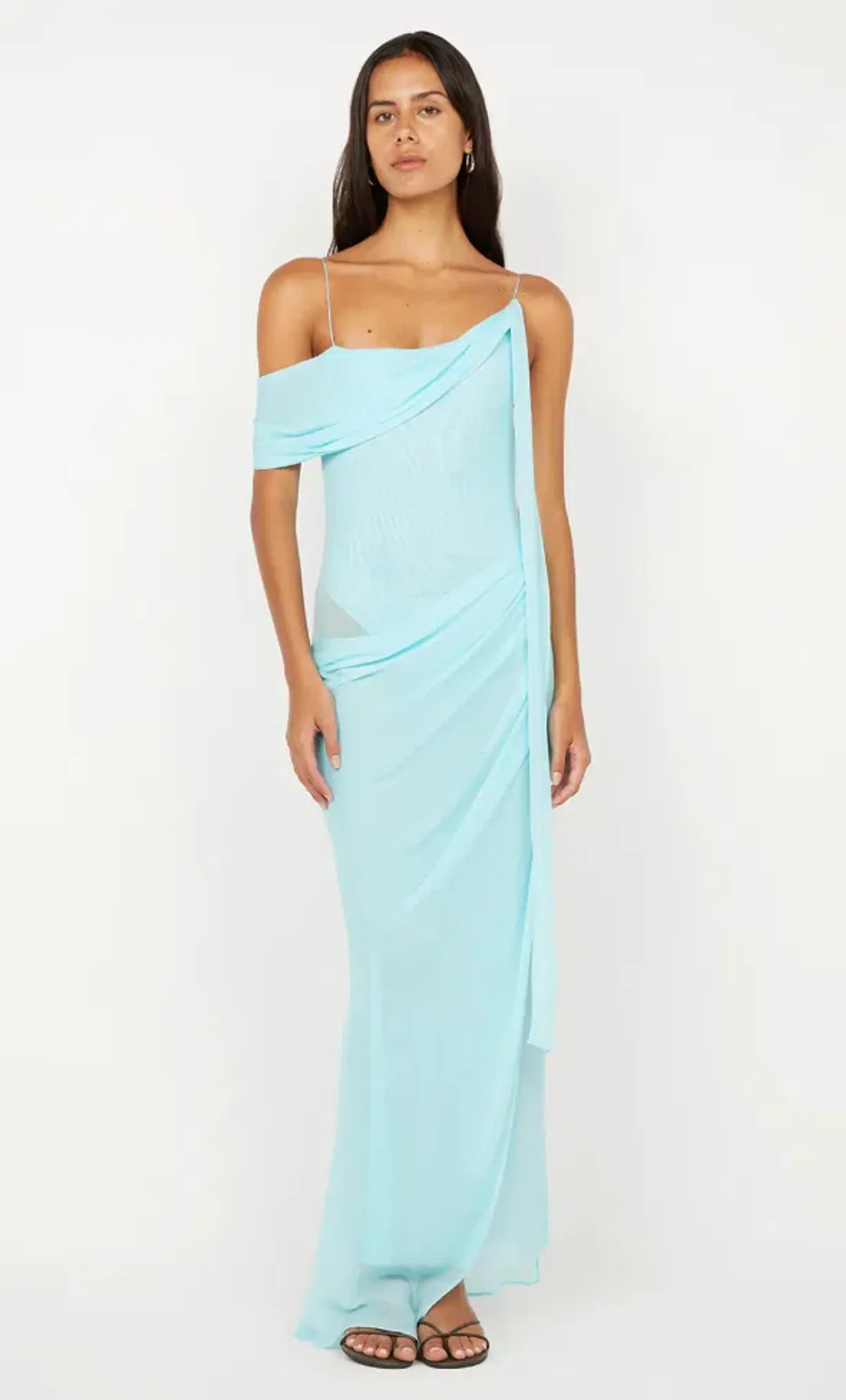 Bec & Bridge Danka Asym Turquoise Maxi Size S (AU 8) for rent on The Volte - main image