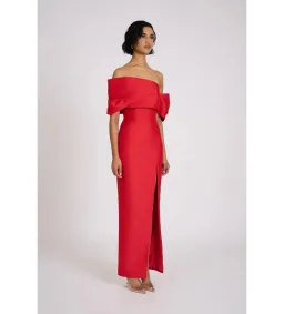 Eliya The Label Eleisha Midi Dress Red Size 12 for rent on The Volte - image 3