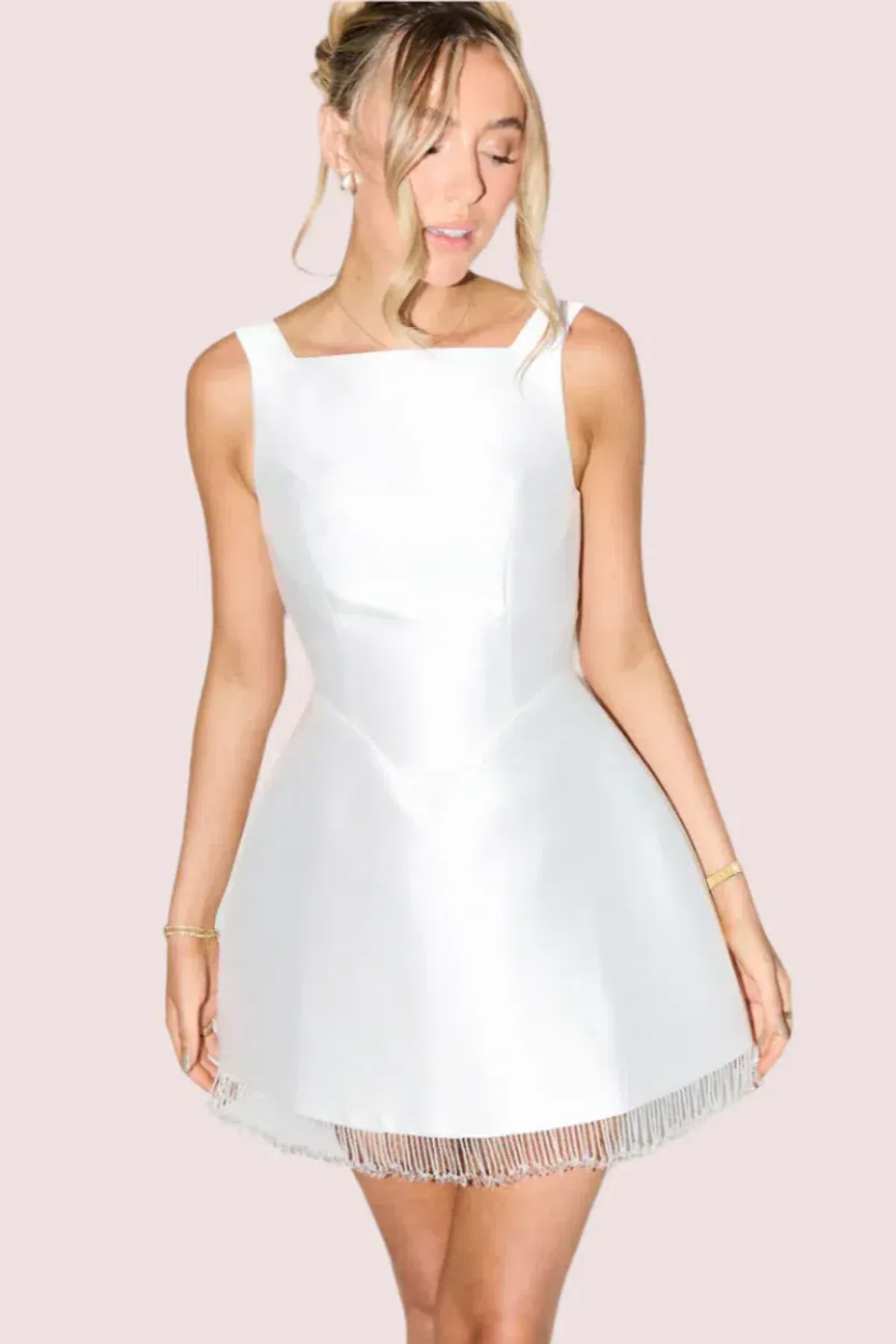 Odd Muse - Ultimate Muse Embellished Trim Mini dress TALL - Image 2