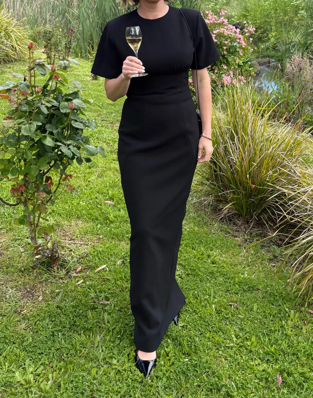Rachel Gilbert Dover Maxi Gown Black Size 10 for rent on The Volte - main image
