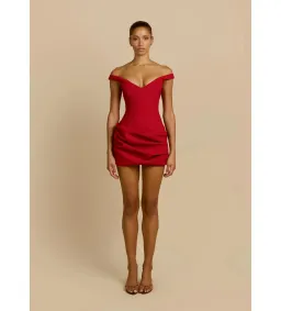 Arcina Ori Avery Mini Dress Red Size M AU 10 for rent on The Volte - image 1
