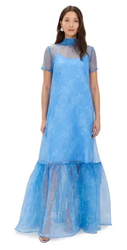 Staud Calluna Floral Organza Maxi Dress for rent on The Volte - image 2