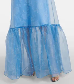 Staud Calluna Floral Organza Maxi Dress for rent on The Volte - image 6