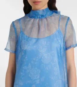 Staud Calluna Floral Organza Maxi Dress for rent on The Volte - image 5