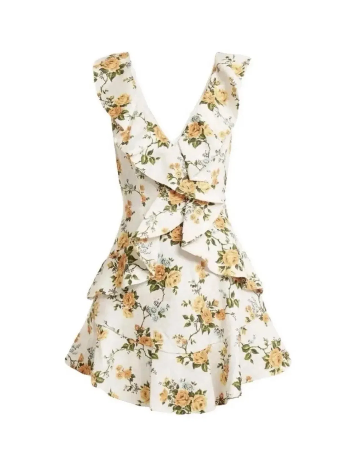 Zimmermann Golden Flutter Mini Dress Size 1 / AU 10 / M - Image 5