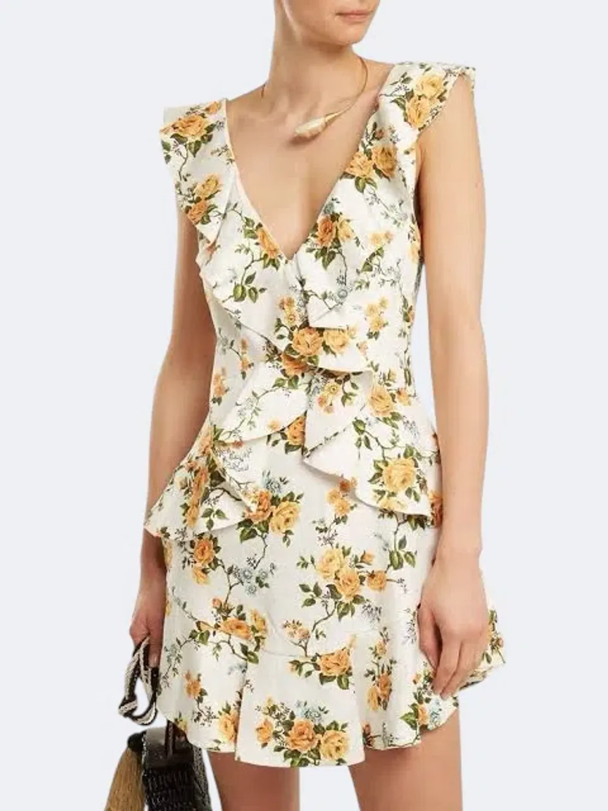 Zimmermann Golden Flutter Mini Dress Size 1 / AU 10 / M - Image 2