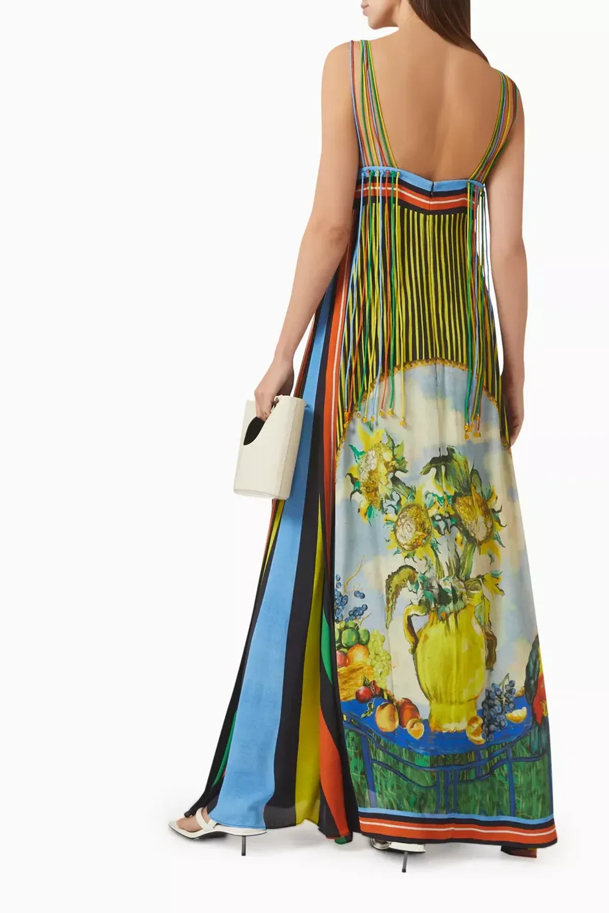 Antipodean Bruno Sunray Pleated Gown Size 16 - Image 2
