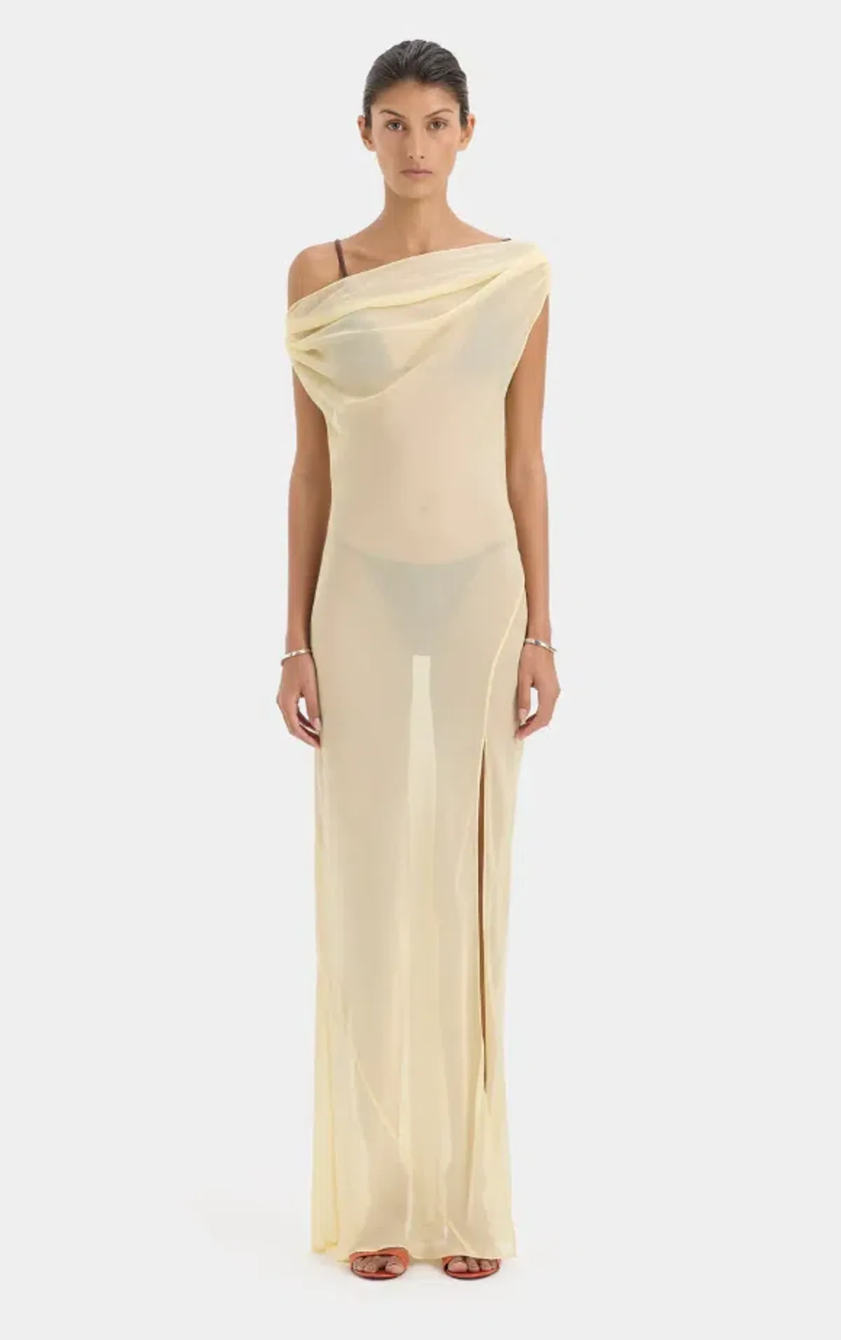 Sir the Label Strobe Gown Butter Size 1 - Image 4