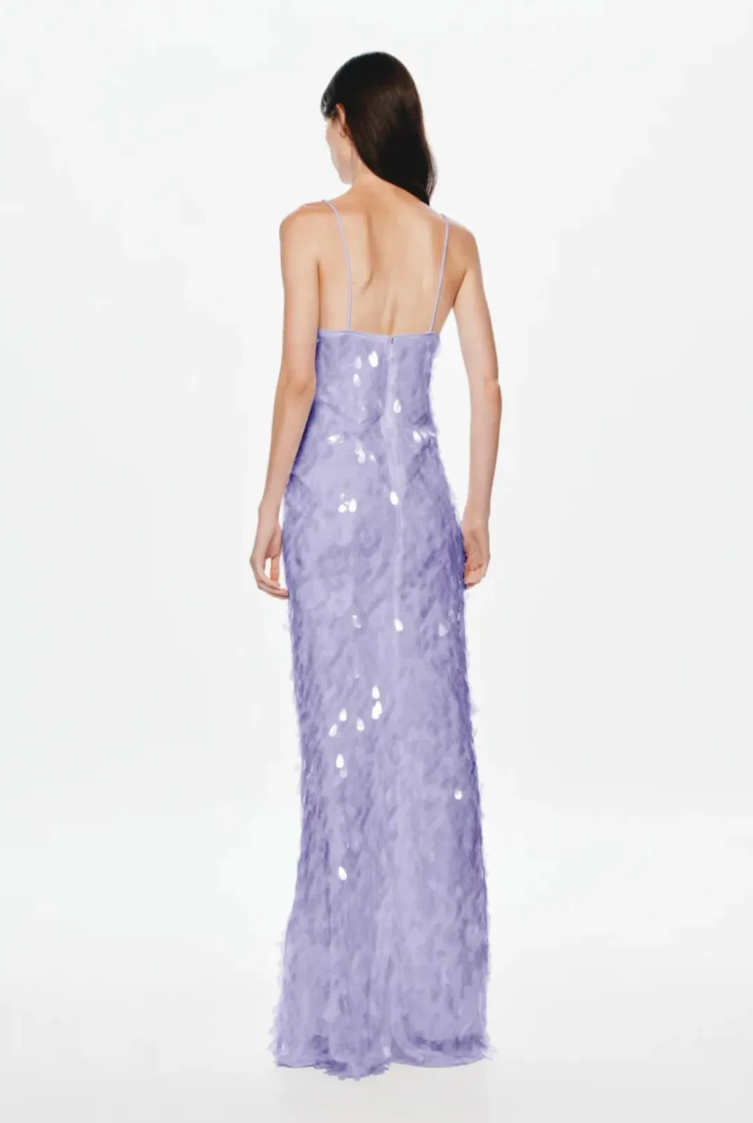 Misha The Sapphire Sequin Dress in Lilac Sz XS for rent on The Volte - main image