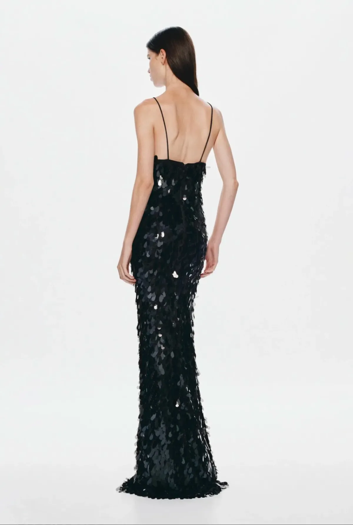Misha The Sapphire Sequin Dress in Black Sz XS - Image 3