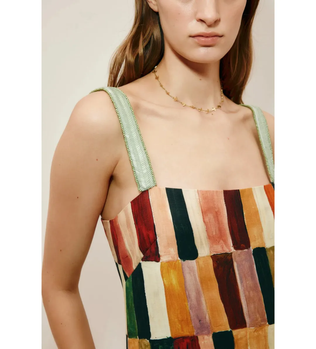Alemais Marjorelle Midi Dress in Print Size AU8 for rent on The Volte - main image