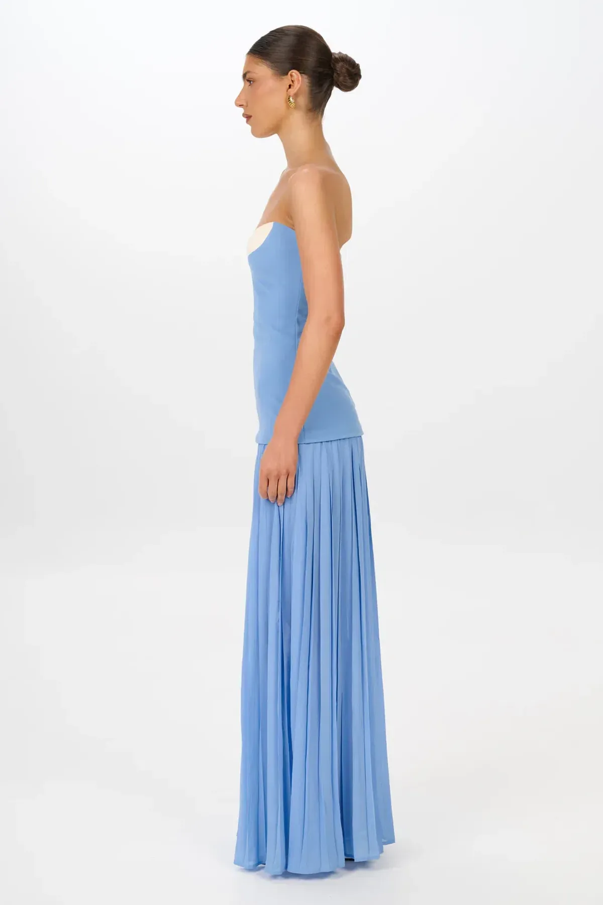 She is Olla / Jefrei Sei Nicolette Dress in Cornflower Sz S - Image 3