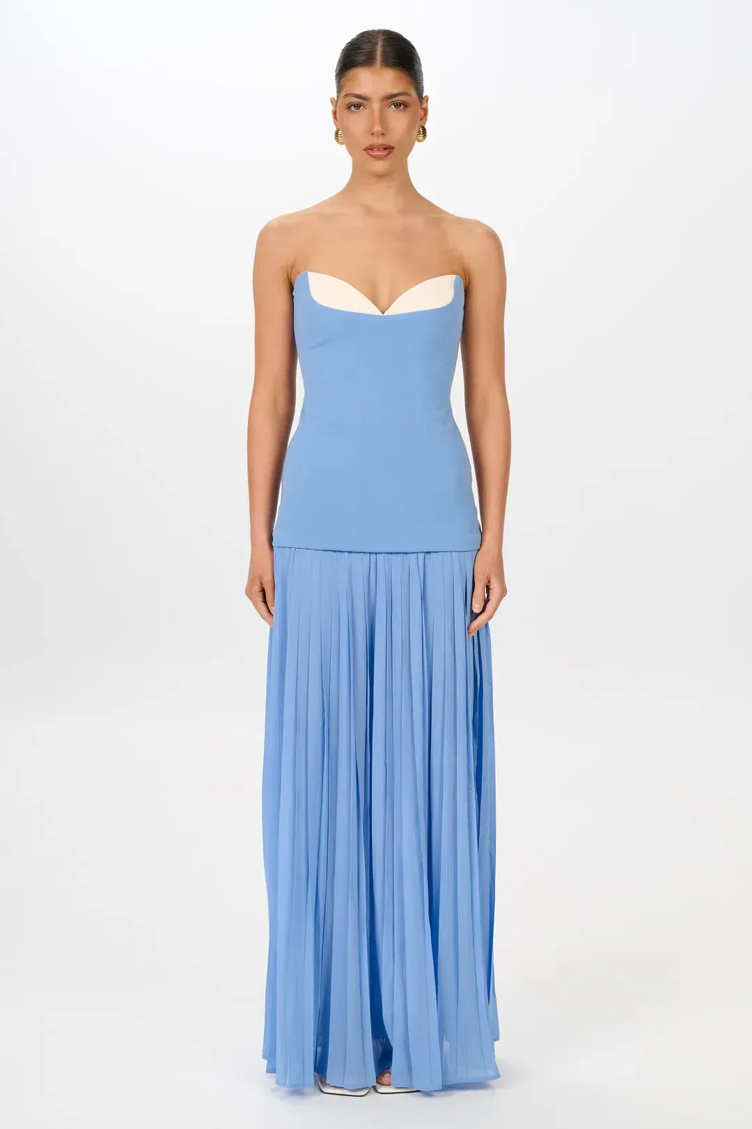 She is Olla / Jefrei Sei Nicolette Dress in Cornflower Sz S for rent on The Volte - main image