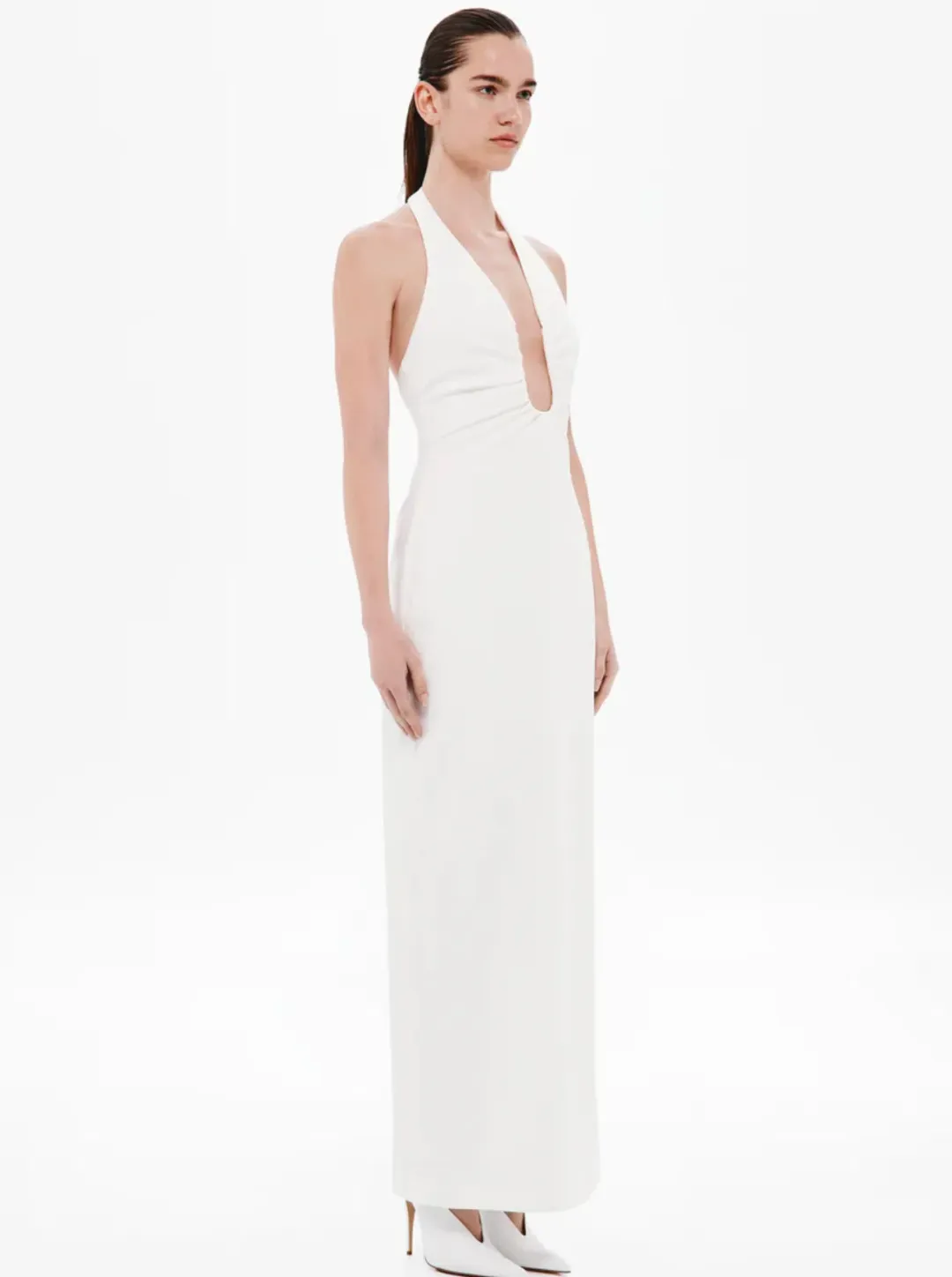 Misha The Alusia Dress in Ivory Sz XS for rent on The Volte - main image