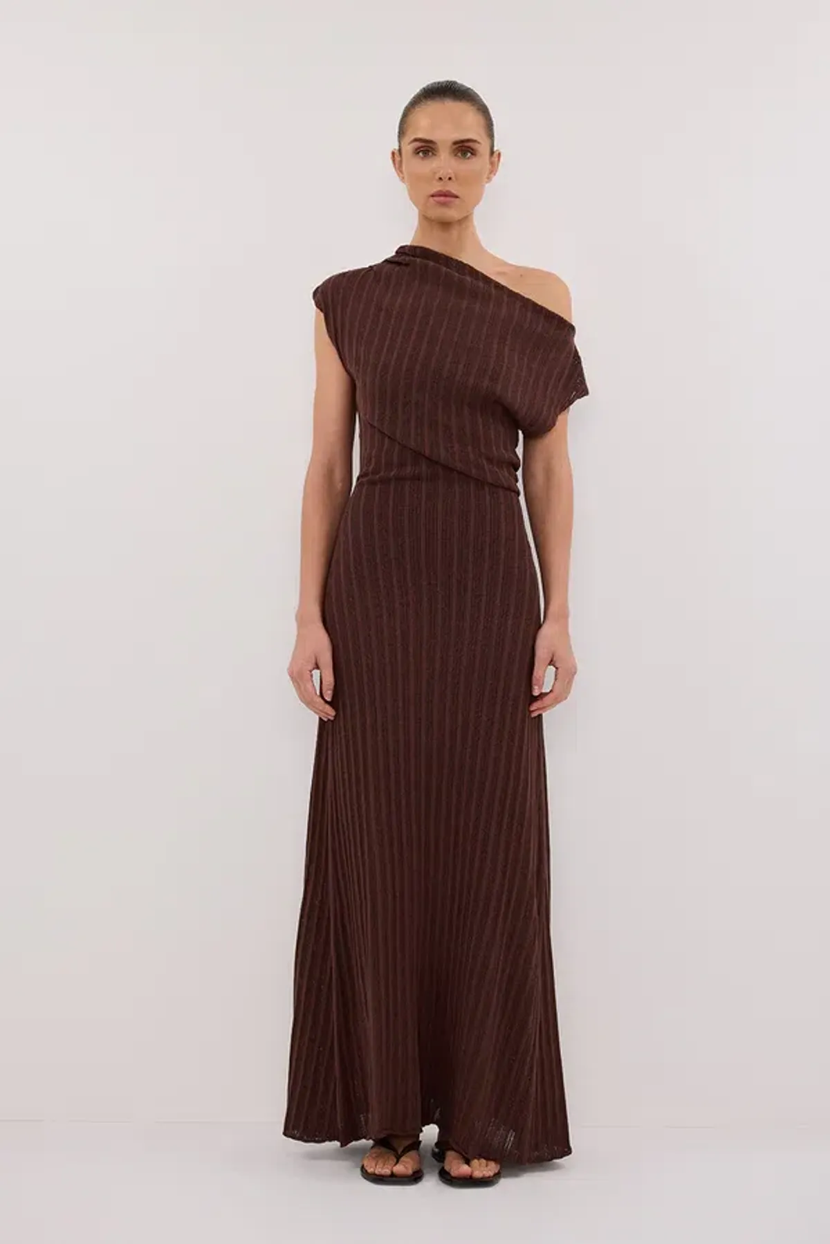 Dissh Bowie Walnut Knit Maxi Dress - M for rent on The Volte - main image