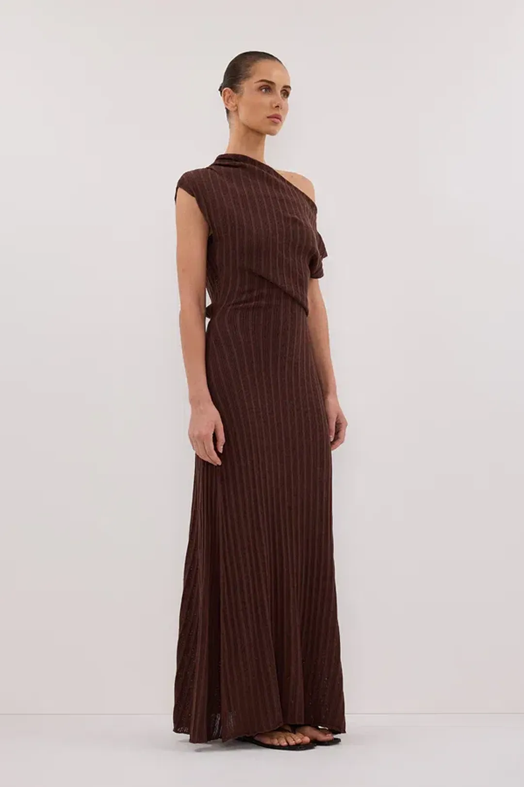 Dissh Bowie Walnut Knit Maxi Dress - M for rent on The Volte - main image