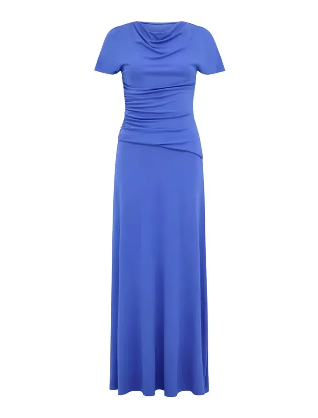 Gemini High Neck Jersey Maxi Dress - 12 for rent on The Volte - main image