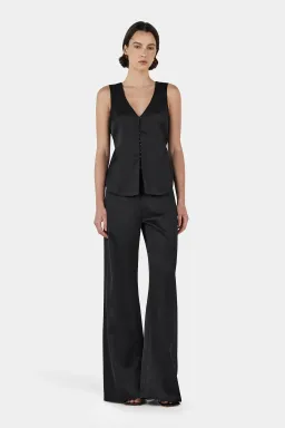 Hansen And Gretel Rey Satin Vest Black Size 10 for rent on The Volte - image 4