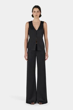 Hansen And Gretel Rey Satin Vest Black Size 10 for rent on The Volte - image 7