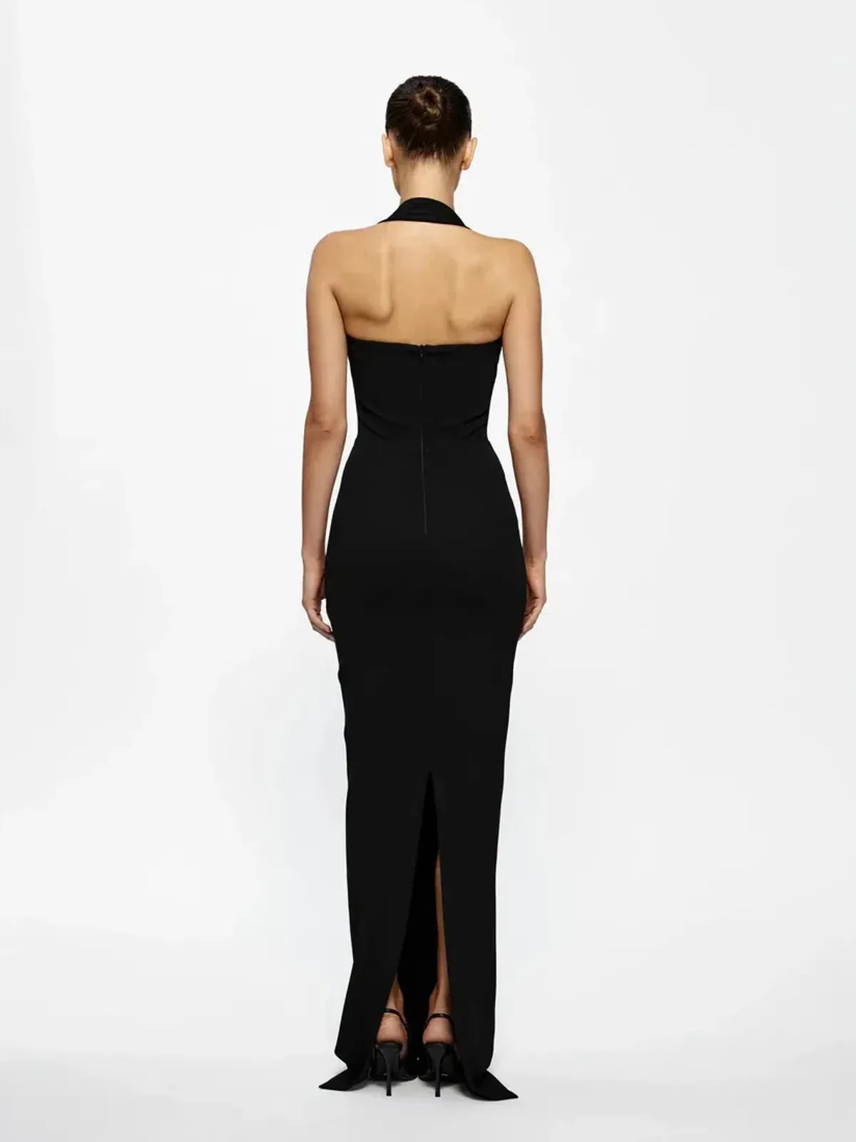 EFFIE KATS MARIAN GOWN BLACK SIZE 8 - Image 4