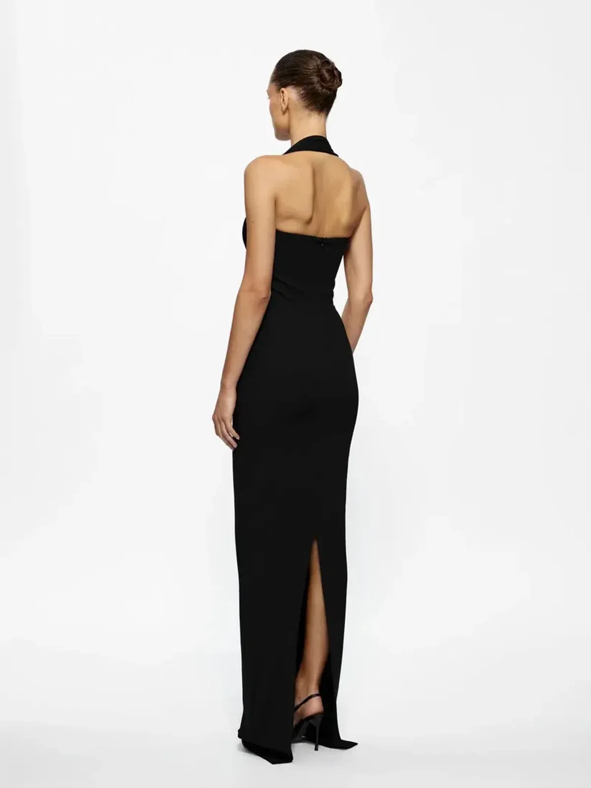 EFFIE KATS MARIAN GOWN BLACK SIZE 8 - Image 2