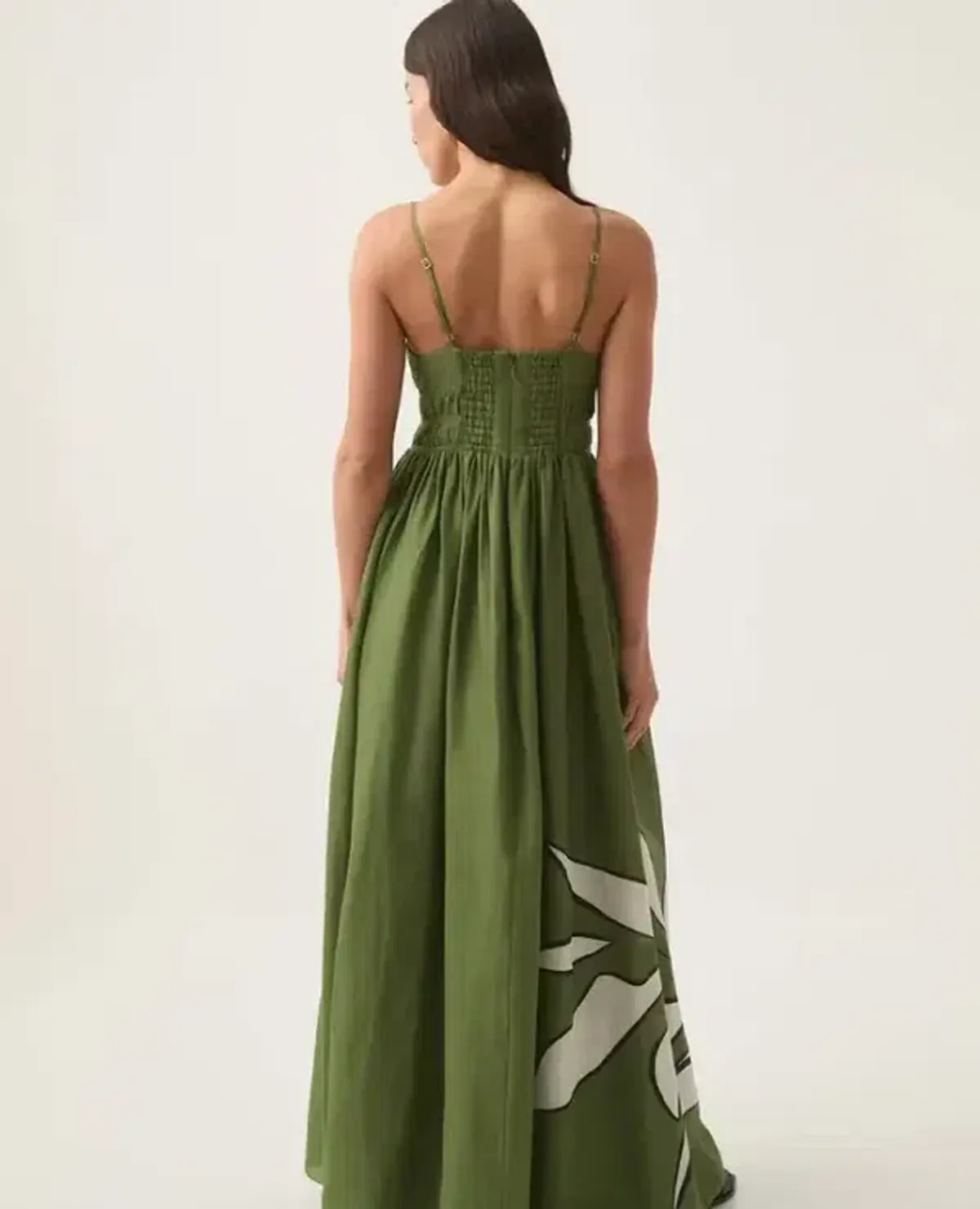 AJE - Planetary Maxi Dress in Abstract Fern - Image 2