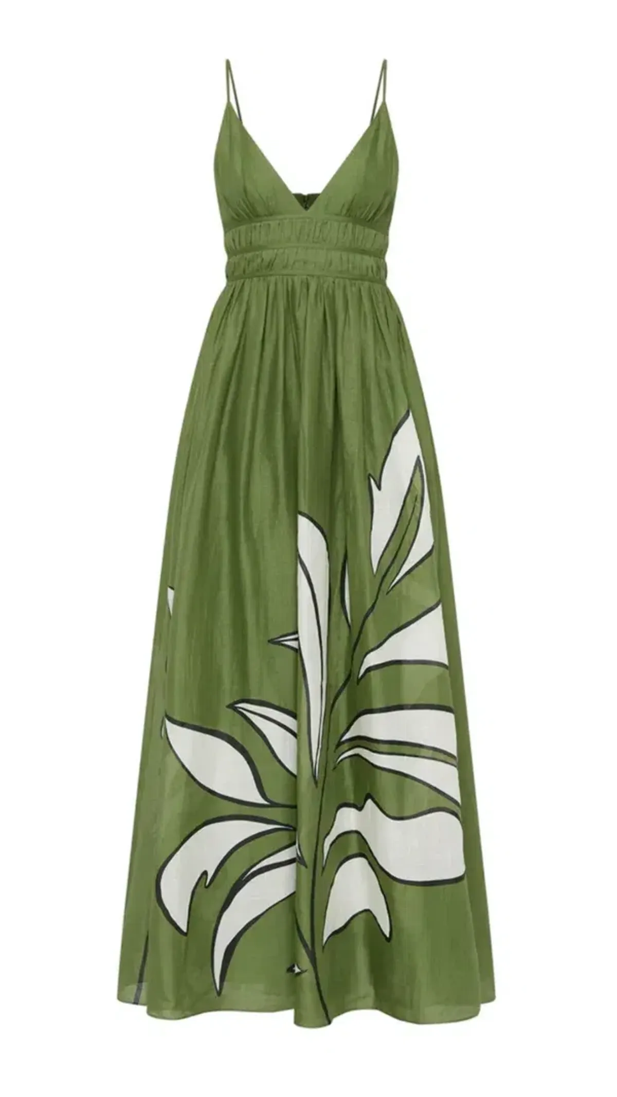 AJE - Planetary Maxi Dress in Abstract Fern - Image 5