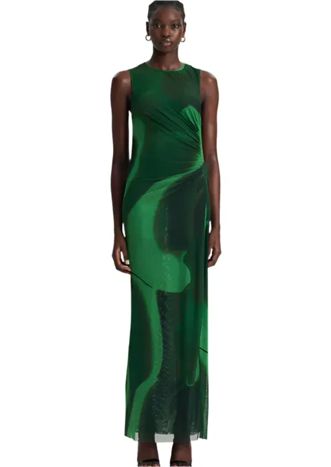 Scanlan Theodore - Italian Watercolour Print Dress Safari for rent on The Volte - main image
