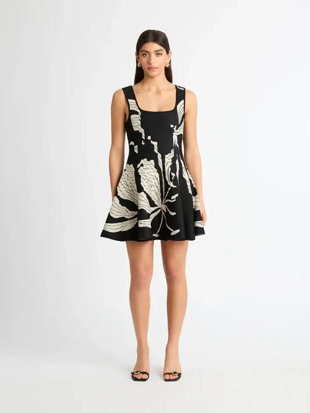 Sheike Lotus Flower Knit Dress for rent on The Volte - main image