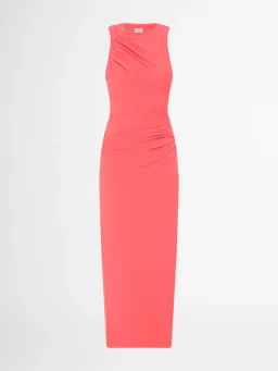 Sheike Portland Midi Dress Peach for rent on The Volte - image 4