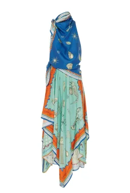 Alemais Surrealist Summer Scarf Dress size 10 for rent on The Volte - image 4